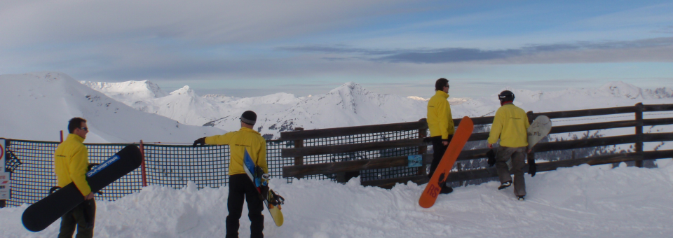Op zoek naar de piste… on the side…